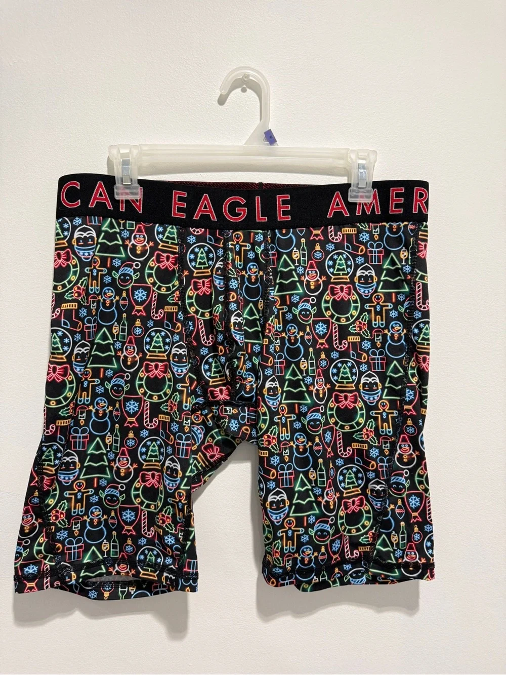 Bundle American Eagle Black Cocktail-Print Boxer Briefs